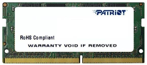 Память Patriot Memory DDR4 SODIMM 16Gb 2400MHz Patriot Memory PSD416G24002S купить по низкой цене в интернет-магазине ТехноВидео