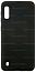 Чехол-накладка для Samsung Galaxy A01, силикон/бархат, черный (11022021)