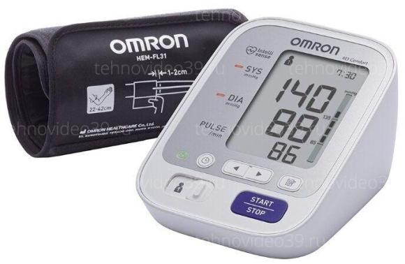 Измеритель артериального давления Omron автоматический (тонометр) M3 Comfort (HEM-7134-ALRU) с купить по низкой цене в интернет-магазине ТехноВидео