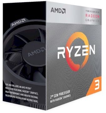 Процессор AM4 AMD Ryzen 3 3200G (3.6GHz, 4core, 4MB) Видеоядро Vega 8, 1250 МГц. YD3200C5FH