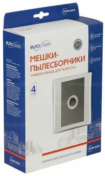 Пылесборник Euroclean 4 шт. Универсальный EUN-02 купить по низкой цене в интернет-магазине ТехноВидео