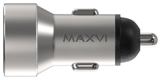 Заряд. устр-во автомоб Maxvi CCM-M542 LED metallic silver