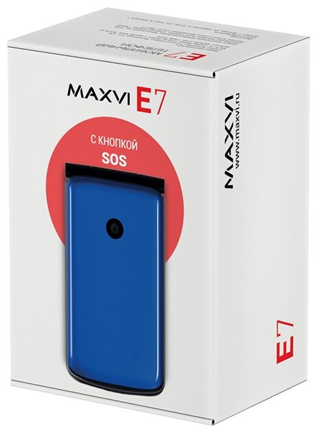 Мобильный телефон Maxvi E7 blue