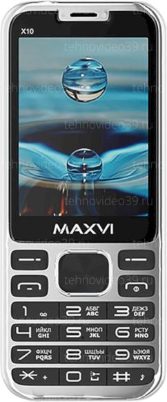 Мобильный телефон Maxvi X10 metallic silver купить по низкой цене в интернет-магазине ТехноВидео