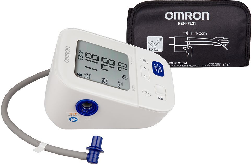 Измеритель артериального давления и частоты пульса автоматический OMRON M3 Comfort (HEM-7155 ALRU)