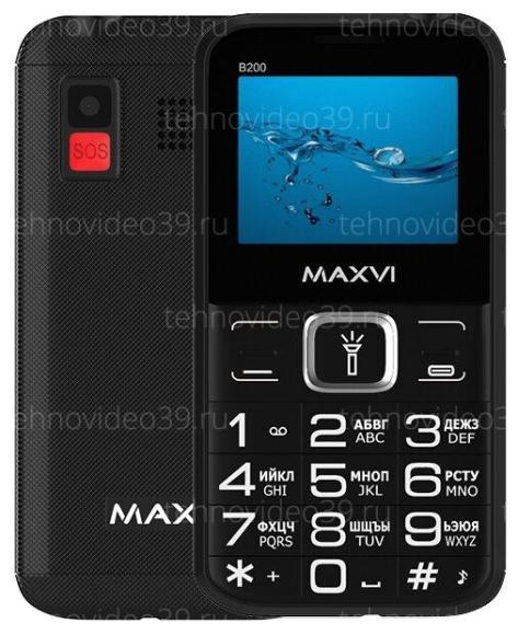 ТЕЛЕФОН МОБИЛЬНЫЙ Maxvi B200 black купить по низкой цене в интернет-магазине ТехноВидео