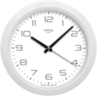 Часы настенные VAIL VL-C1002/1 круглые, белый