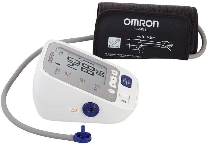 Измеритель артериального давления Omron автоматический (тонометр) M3 Comfort (HEM-7134-ALRU) с