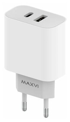 Заряд. устр-во сетевое Maxvi CHL-602PD white