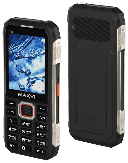 Мобильный телефон Maxvi T12 black