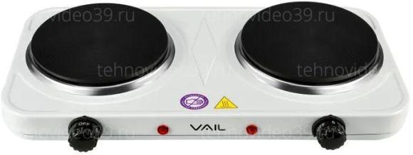 Плитка электрическая VAIL VL5220 чугун белая купить по низкой цене в интернет-магазине ТехноВидео