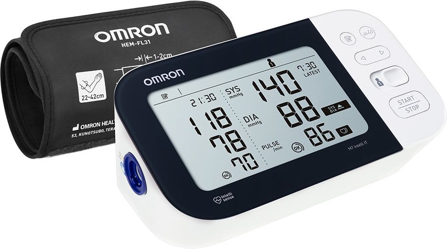 Измеритель артериального давления и частоты пульса автоматический Omron M7 Intelli IT (ALRU)