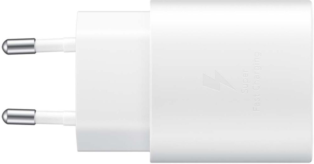 Сетевое зарядное устройство Samsung EP-TA800 (Type-C/3A/25W/быстрая зарядка PD 3.0/белое)