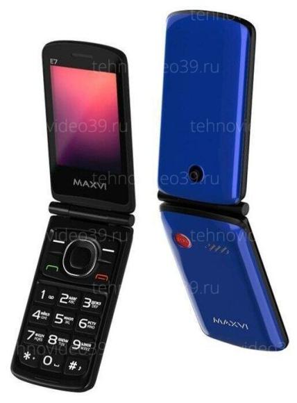 Мобильный телефон Maxvi E7 blue купить по низкой цене в интернет-магазине ТехноВидео